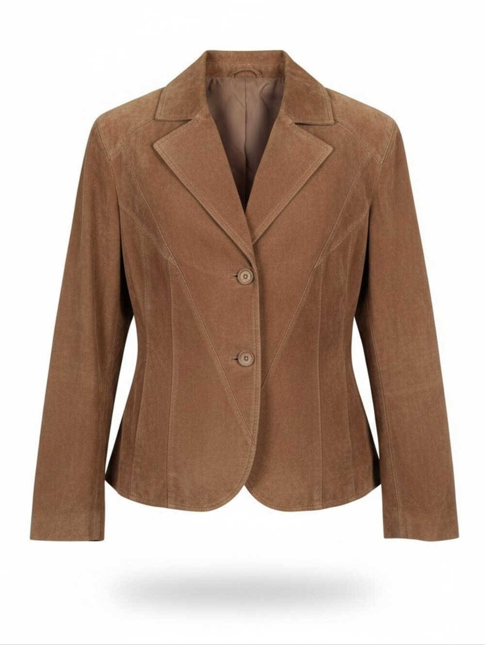 Sienna  Carmel Women's Leather Blazer Jacket